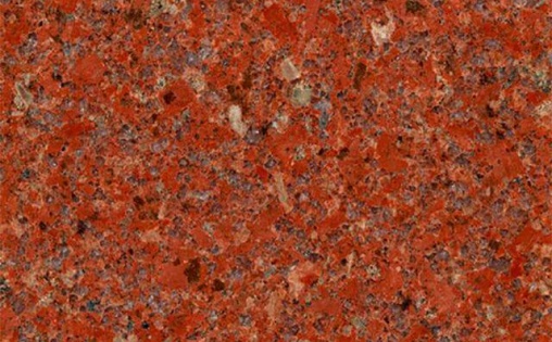 Calm red granite
